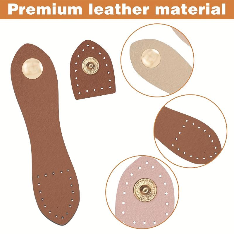 Leather Bag Buckle Handmade Buttons Wallet Hasp Clasp Buckle Card Pack Buckle For Diy Handbag Accessories
