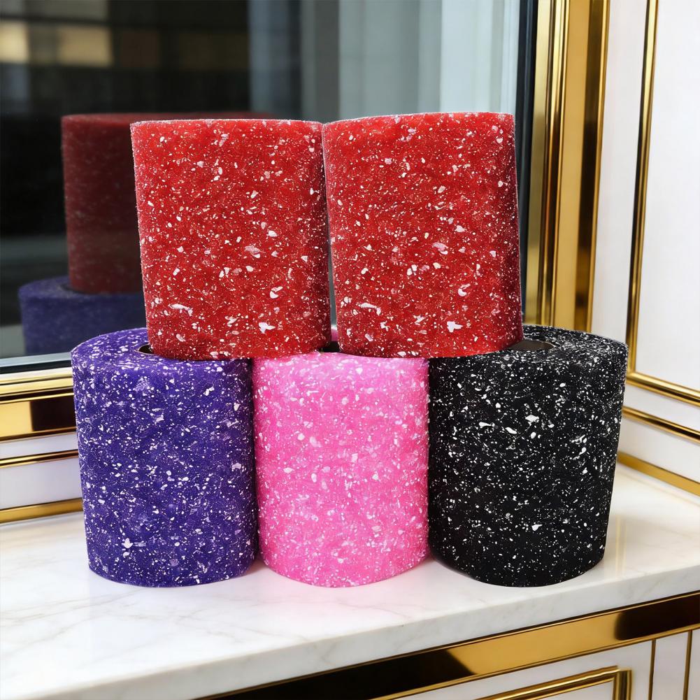 Sparkly Tulle Roll Glitter Tulle Fabric Roll 6 Inch X 15 Yards Sparkling Spool Ribbon Sequin Netting for Diy Skirts Wedding