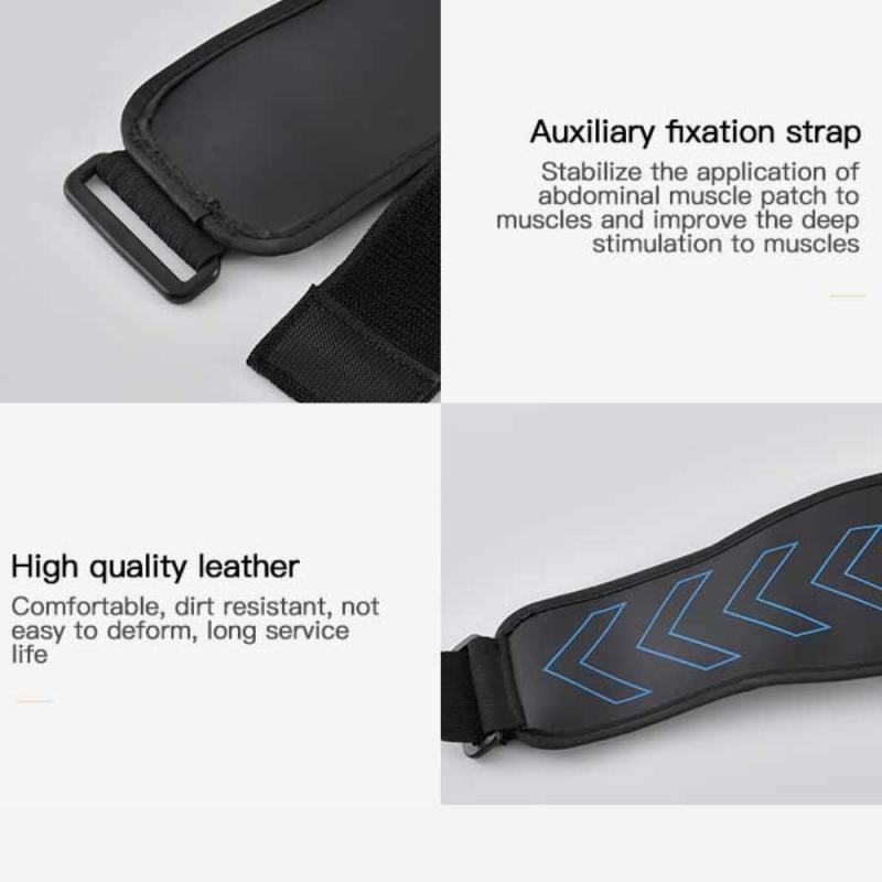 EMS Muskelstimulator Bauchtrainer Bauchstraffungsgürtel USB Wiederaufladbar Körperformung Bauchgewichtsverlust Heimfitnessgeräte Uni Praktische Anwendung