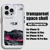 For iPhone 16 Pro 15 Pro Max 14 Plus 13 12 11 Phone Case Heart Pattern Clear Soft Silicone Slim Shockproof Transparent Lens Protection Bumper Cover