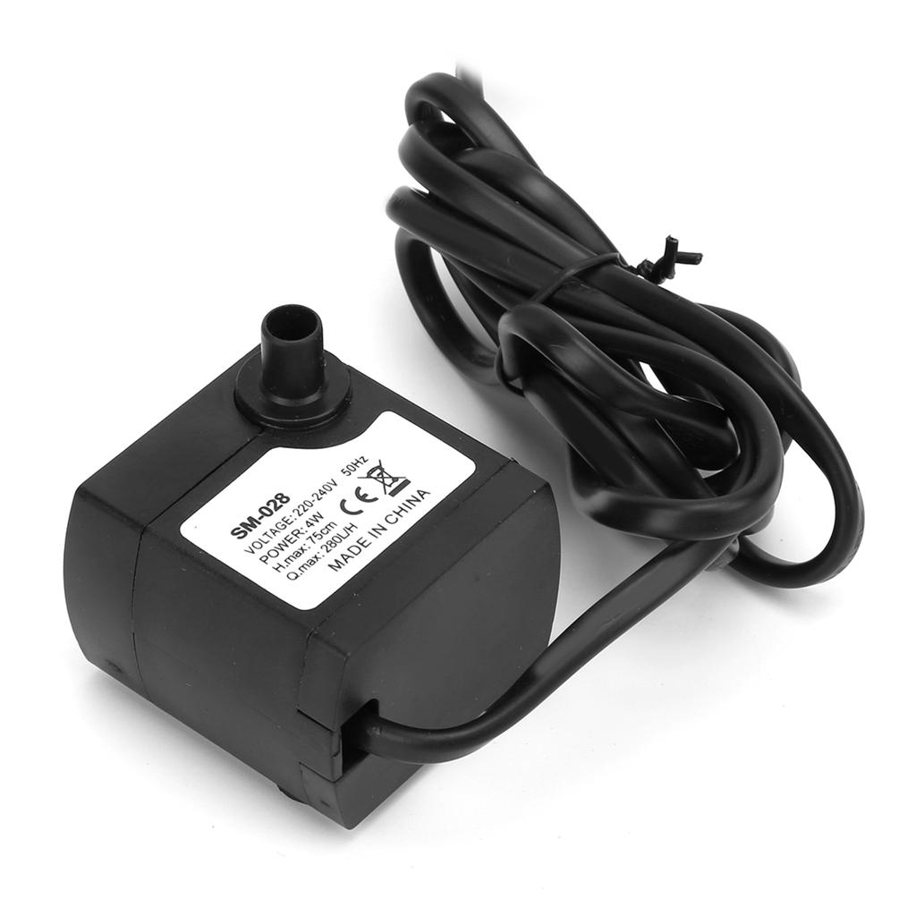Small Submersible Pump Quiet and WearResistant Fish Tank Fountain Submersible Pump 4W