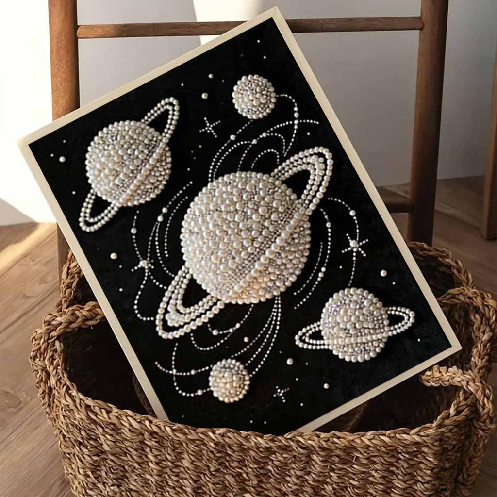 Pearl Planet DIY Diamond Art Kits 15.7x19.6inch Gem Art Diamond Painting Kits Without Frame for Adults Gift Idea Home Wall Decor