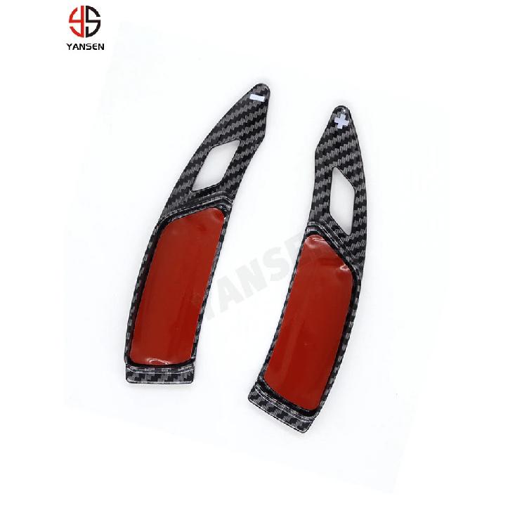 Paddle Shifter For Peugeot 208 308 508 2008 3008 5008 GTi SW Allure Carbon Black Steering Wheel Shift Paddle Shifter Accessories