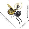 Solar Bees Lights Outdoor, Hanging Bee Solar Garden Lights Decor, Insect Bees Garden Decor for Outside, LED Bugs Lantern Decoration Bee Ornament