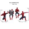 Figura de la Vida Diaria de Spider-Man Decoración de Escritorio Juguete para Computadora Colgante para Taza Modelo de Coche Colgante Caja de Héroe Coleccionable