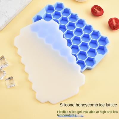 Grelha de gelo em favo de mel espessada de 140g 37 grades de gelo gelo verão cubo de gelo DIY