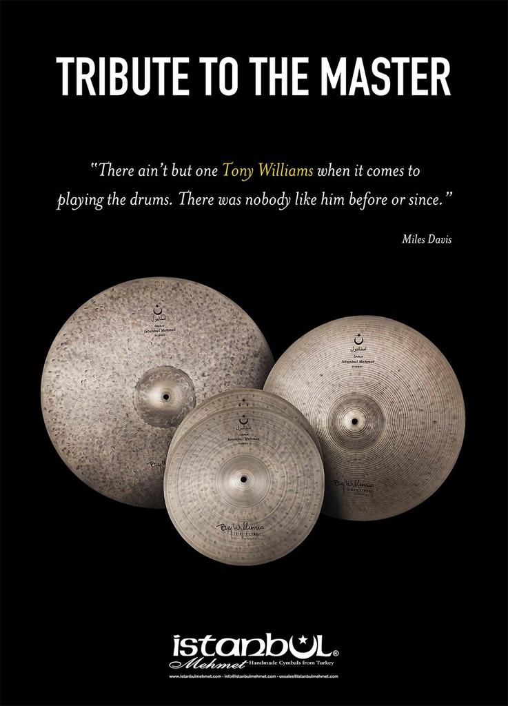 Istanbul Mehmet Williams Ride Cymbal [Tony Tribute] 22-inch TW-R22