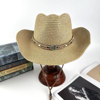 Woven Straw Hat New Accessories Boutique Top Hat Outdoor Breathable Sunshade Sun Protection Hat Beach Bucket Hat Men