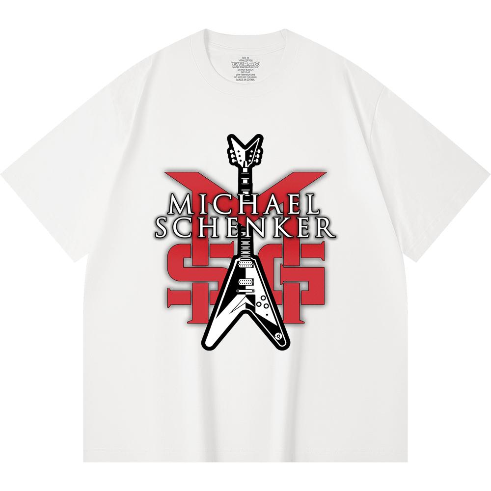 230 Gsm 100% Cotton Heavy Metal T-Shirt  Rock Band Popular Music Print Unisex Heavy Cotton T Shirt