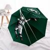 Printed New York Jets logo Folding Umbrella,Outdoor,Leisure,And Travel Umbrella,Durable Umbrella Fabric,Birthday And Holiday Gift