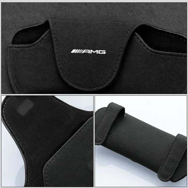Car Sun Visor Glasses Box Sunglasses Holder Storage Case For Mercedes Benz AMG W204 W205 W203 W211 W201 W210 W108 W124 W190 W202