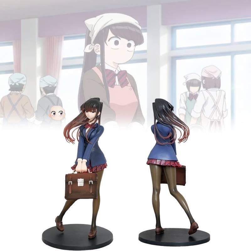 Komi Can't Communicate 25cm Blue Pvc Collectible Figure Perfect For Anime Fans