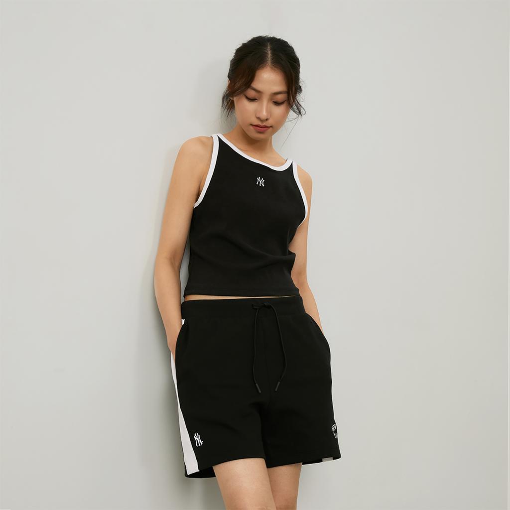 New MLB SS24 Tank Top Women's Black 3FTKB0443-50BKS