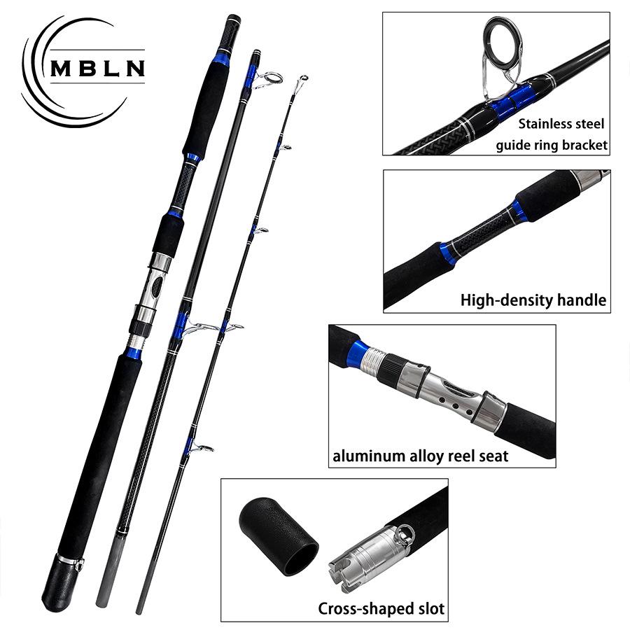 Section Sea Professional Heavy Duty Inshore Trolling Rod No. 150