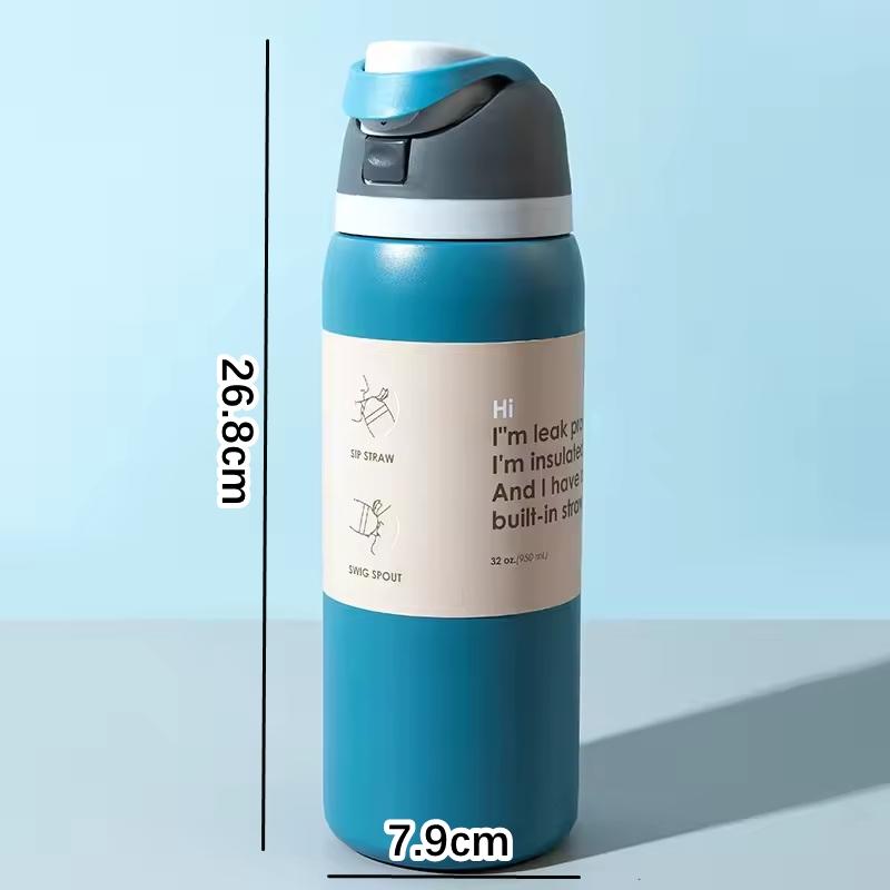 Vacuum Flasks & Thermoses Water Bottle Drinkware Thermo Tumbler Stainless Steel Thermal Mug Original Cold Hot Coffee
