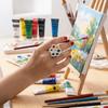 Detachable Paint Palette Ring Plastic Acrylic Paint Tray Convenient Cat Paw Ring Palette  Gift