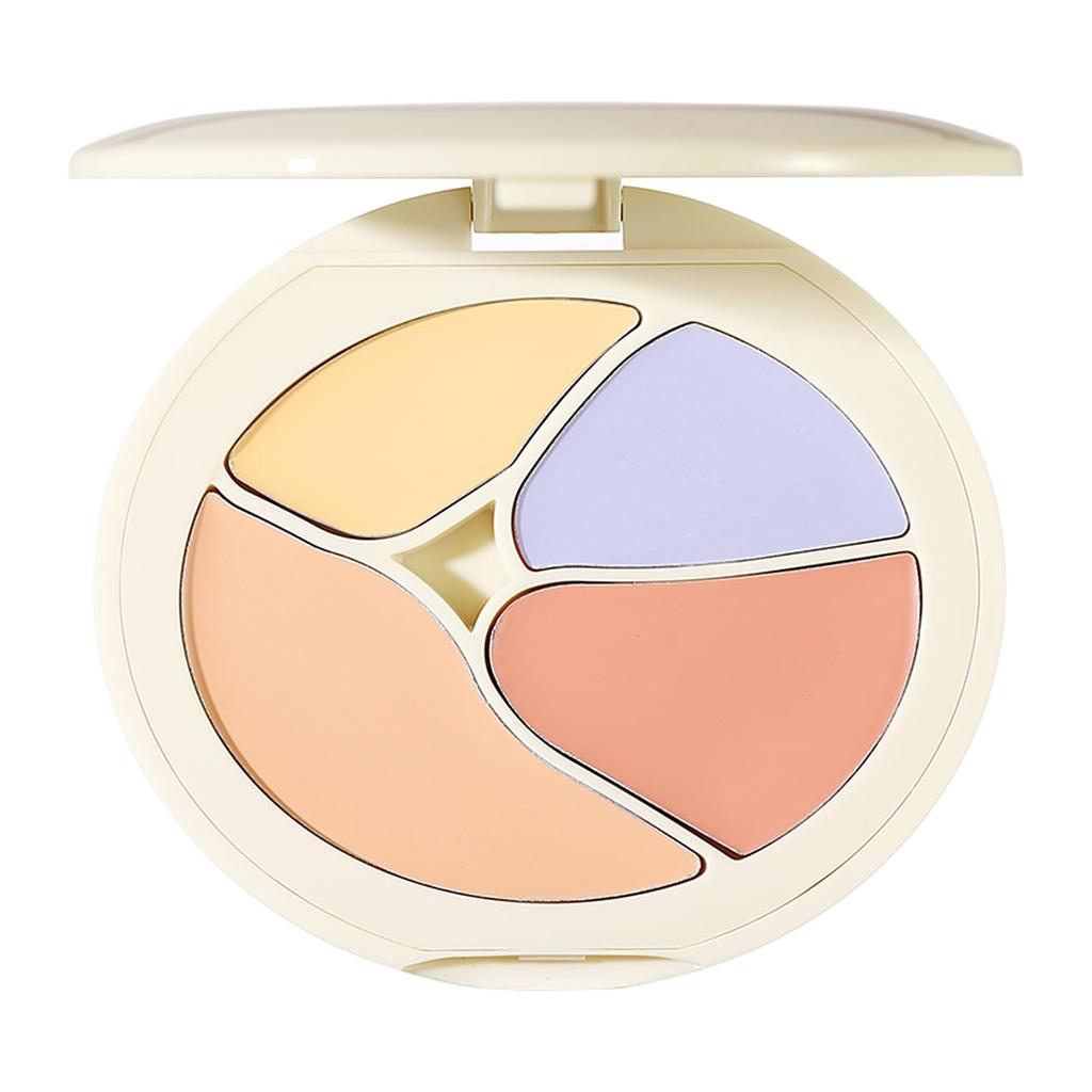 XIXI BOX Concealer Covers Dark Spots and Dark Orange High Doubles As Enhances Light Palette, 4-Color Set, Circles, Beige, Coverage, Foundation,