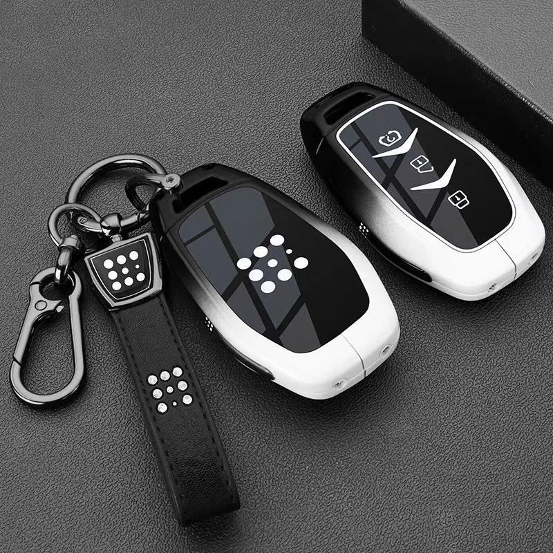 Seres 3 Blue Electric E5 Key Case 25/26 Model E5plus Glory Edition Car Buckle Shell