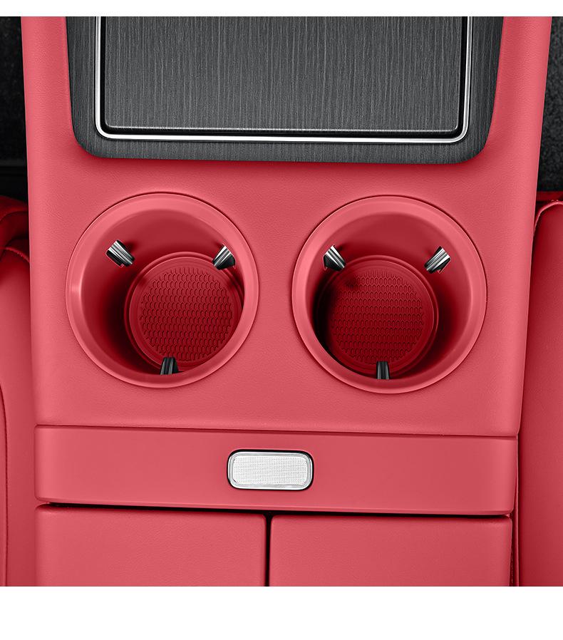Silicone Holder for AITO M7/M8 Center Console Cup: Mat & Limiter Sleeve for 26 Models