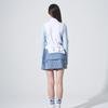 Blu DoT Color Block Mock Neck T shirT Sb