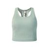 FILA Tennis Fashion Classic Simple Versatile Comfortable Tight Sports Vest Women tops Water-Grass-Gray-Green A11W623106FGN