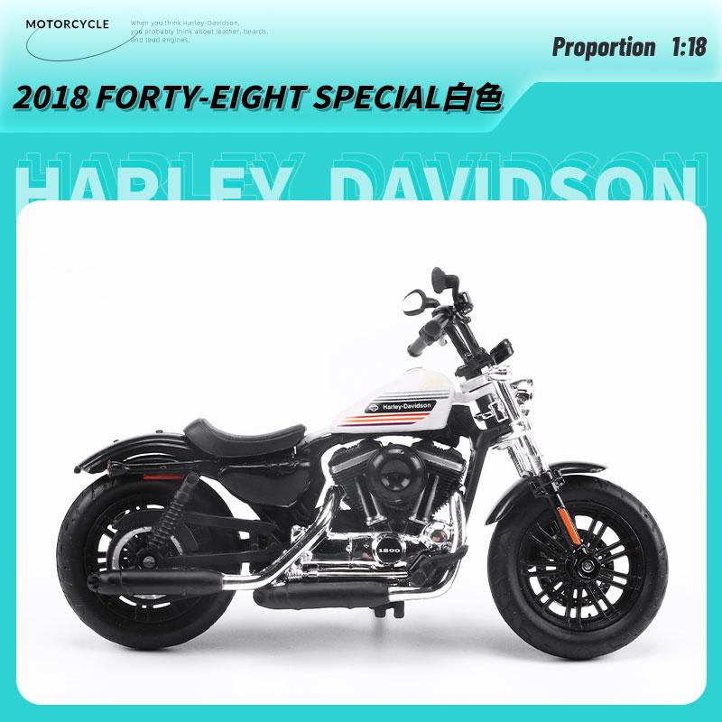 Maisto 1:18 Harley-Davidson Serie Klassisch Simulation Legierung Motorrad Modell Spielzeugauto Sammlerstück