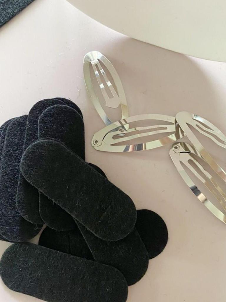 DIY Non-Woven Fabric Jewelry Clips: 5-6cm Square, Teardrop, Oval.