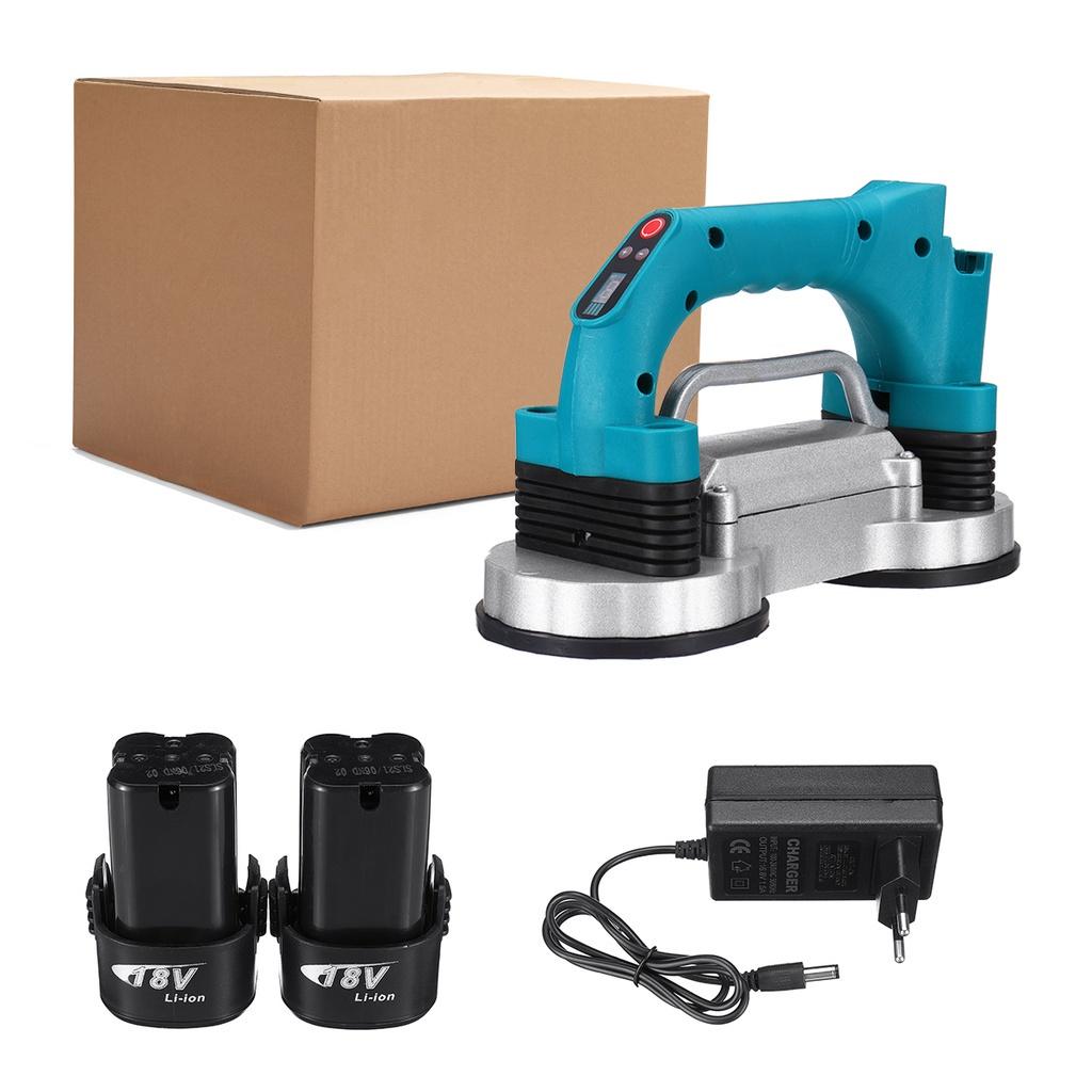 New 60-180cm Adjustable Tiling Tiles Machine Tiles Vibrator Suction Cup Protable Automatic Floor Vibrator Leveling Tool With Two Battery