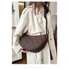 Fall Winter New Trendy Niche Diamond-Quilted Shoulder Crossbody Bag Dumpling Bag Premium Women Large Capacity Bag