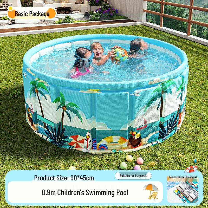 Foldable Inflatable Baby Pool & Sandpit for Indoor/Outdoor Play