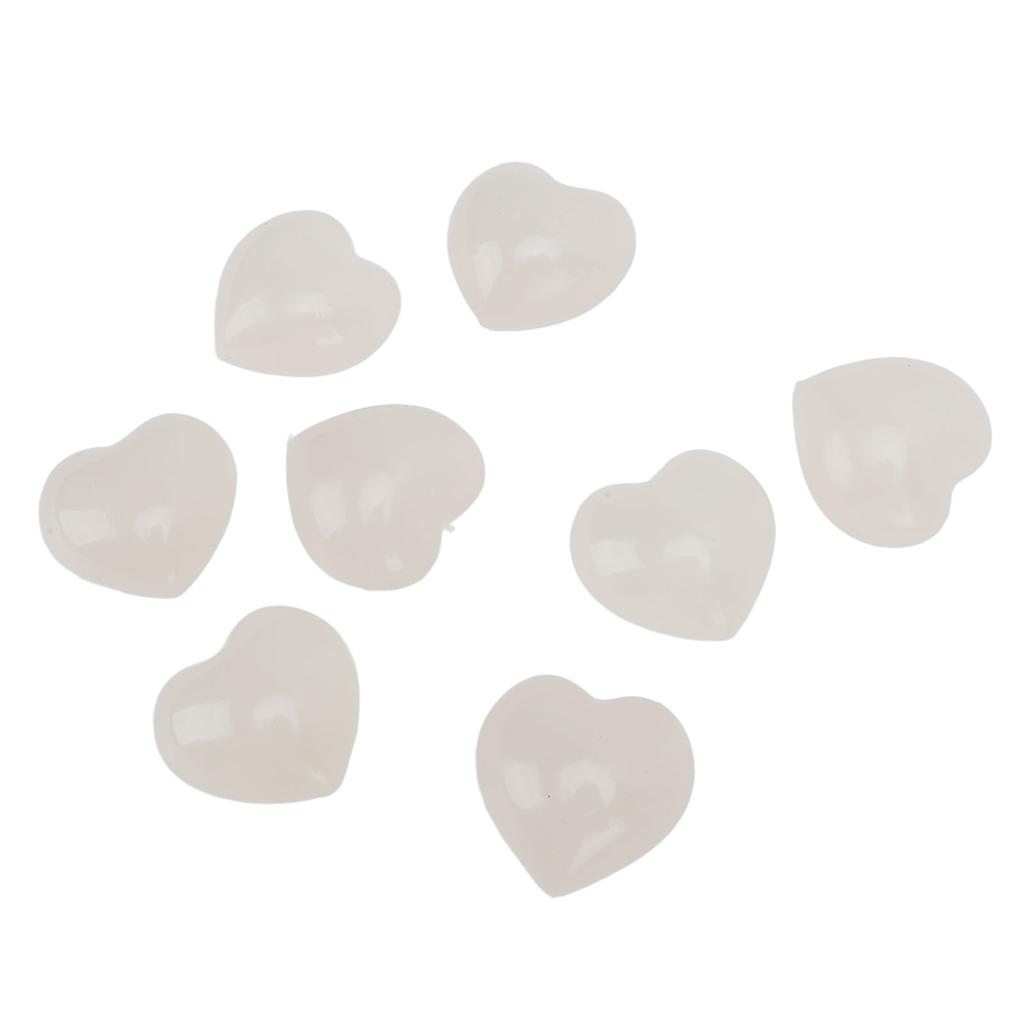 8pcs Stress Balls Soft TPR Relieve Anxiety Heart Shape Stress Relief Squeeze Ball Toys Slow Rising