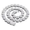 Cubic Zirconia Chain Bracelet Rock Sugar Men Bracelet Fashion Ice Sugar Chain  Male