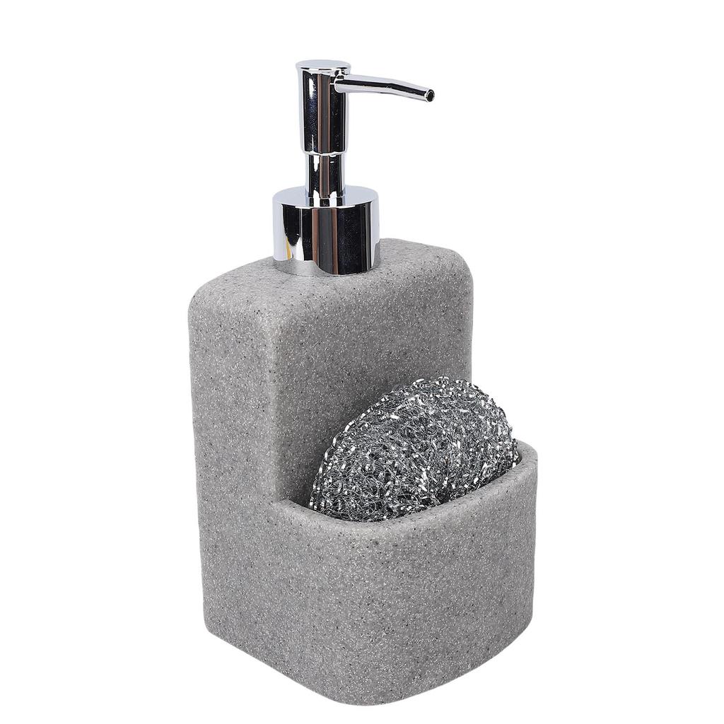 Housewares Soap Dispenser 250ml Capacity 2 in 1 Liquid Hand Dish Soap Dispenser and Holder for