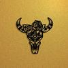 Single Piece Iron Bull Head Wall Art Bohemian Style Metal Home Decor Inspired by Scripture Perfect Festival Gift Housewarming Present