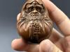 Chinese Vintage Boxwood Carving Damo Figure Statue Collection Nice Art Work Gift