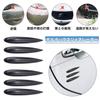 Makuki Vortex Generator, Set of 12 Cars, General Purpose, Aerodynamic, Scratch Prevention, Wind Noise