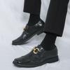 Men Casual Office Business Formal Oxford Thick Bottom Dress Shoes Men Gentleman Outdoor Patent Leather Wedding Shoes Fashion