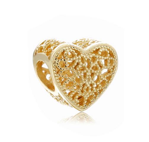 NEW DIY Sparkling Gold-Plating Serise Family Star Flower Cake Charm Bead Fit Silver European Bracelet Jewelry Gift
