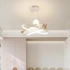 Children's room LED ceiling chandelier dimmable cartoon airplane ceiling light Nursery room decoration spherical hanging lamp