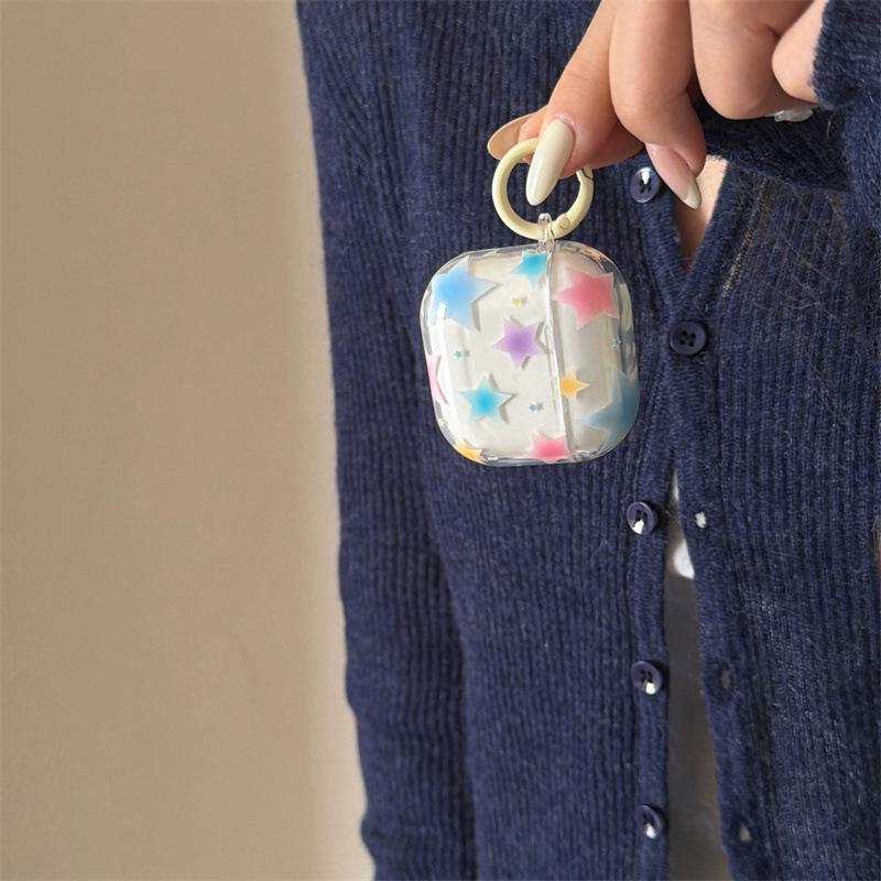 Ins wind minimalist color stars for AirPods 1 /pro1 earphone protective case cover two or three generations of new girls