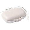 1pc Mini 8-Compartment Sealed Medicine Box Waterproof And Moisture-Proof Portable for Business Trips, Medication Carrying