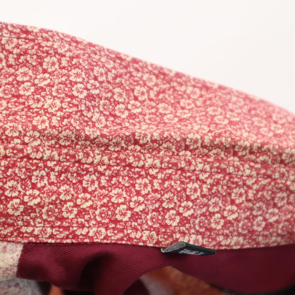 Gucci Made In Italy Floral Long Sleeve Western Shirt 40 Red Series Men's Used