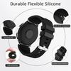 22mm 20mm Silikonový řemínek pro Samsung Galaxy Watch 3 45mm/ GT2 46mm/Gear S3 Náramek pro Amazfit Balance GTR 47mm Řemínek