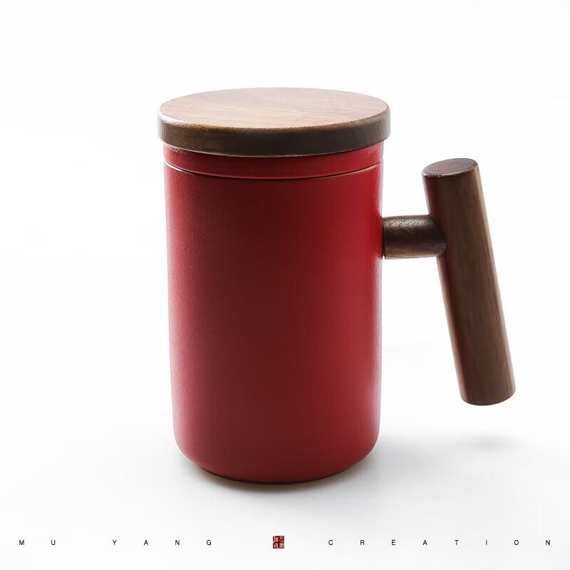 Ceramic Tea Infuser Cup with Lid
