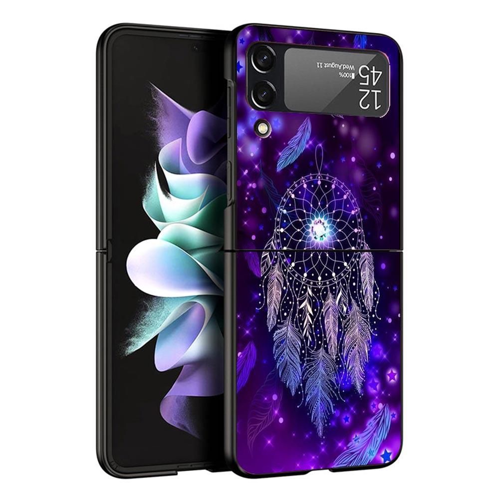 

Retro Feather Dreamcatcher Case For Samsung Galaxy Z Flip 7 6 5 4 3 z Flip7 Flip6 Flip5 Flip4 5G Phone Cover Flip3 Folding Coque Samsung Z Flip 4