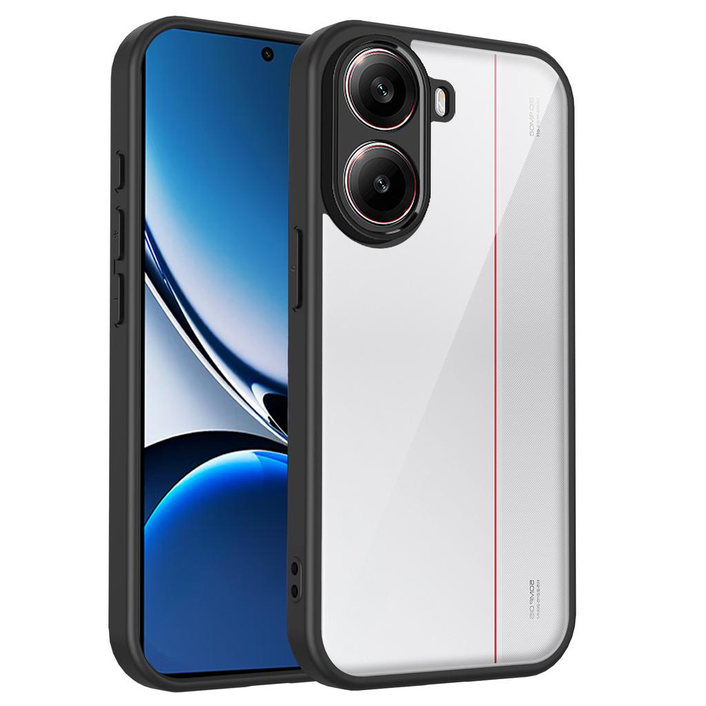 For Poco X8 Pro Air Cushion Silicon Bumper Clear Matte Back Cover Hard Case Shell for Poco X8 Pro Max Phone Coques Poco X7 Pro