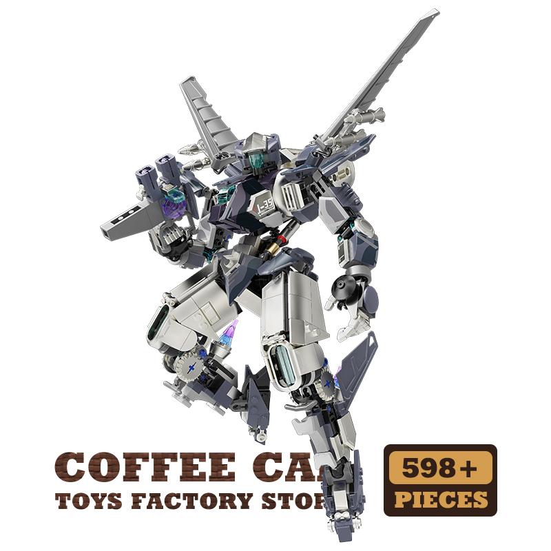 

Non-Toxic Military Mech Robot Building Moc Kit Children Toys Mecha Warrior Blocks 3D Model Action Figure Bricks Dolls Adult Children Gifts New