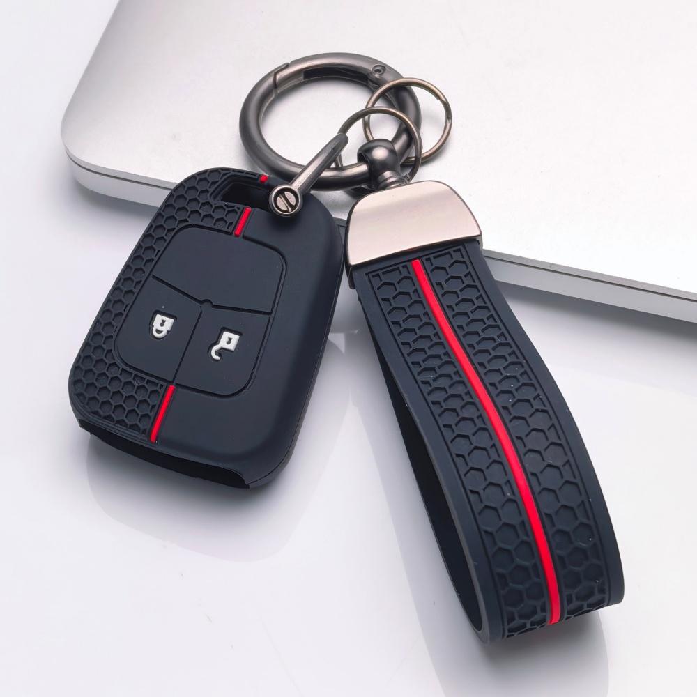 Silikonowe Etui na Brelok z Brelokiem do Chevrolet Cruze Spark Captiva Orlando do Opel Astra J Corsa D E, do Twojego Kluczyka, Akcesorium Ochronne