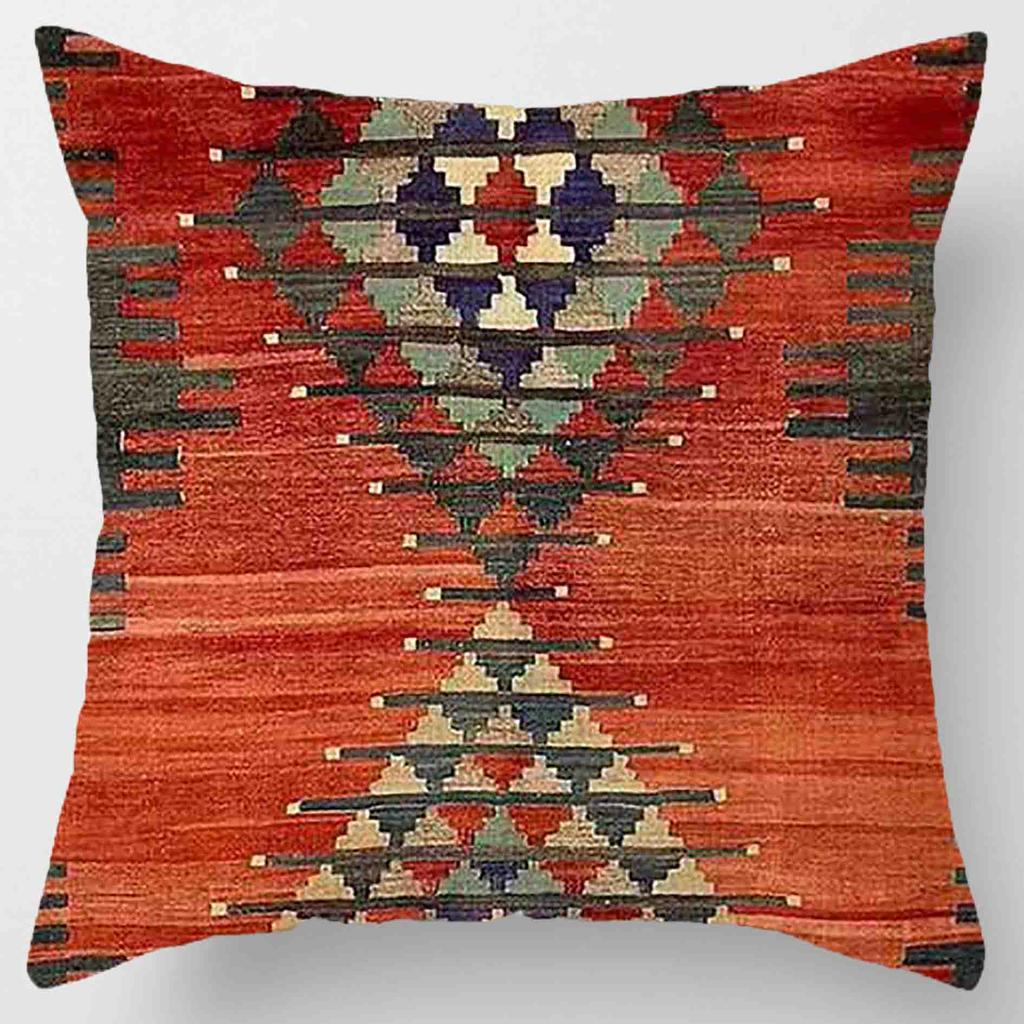 Bohemian Pillowcase Home Decor Polyester Comfortable Seat Cushion Geometric Cushion Family 45* 45cm Pillowcase