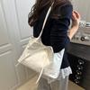 Sweet Bow Women Commuter Shoulder Bags Candy Color Large Capacity Ladies Handbags Simple Pu Leather Female Bucket Tote Bag